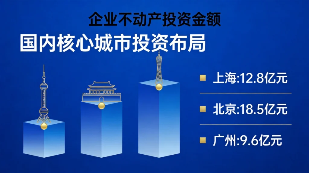 互联网大厂不动产投资数据对比,轻资产转向重资产配置战略布局