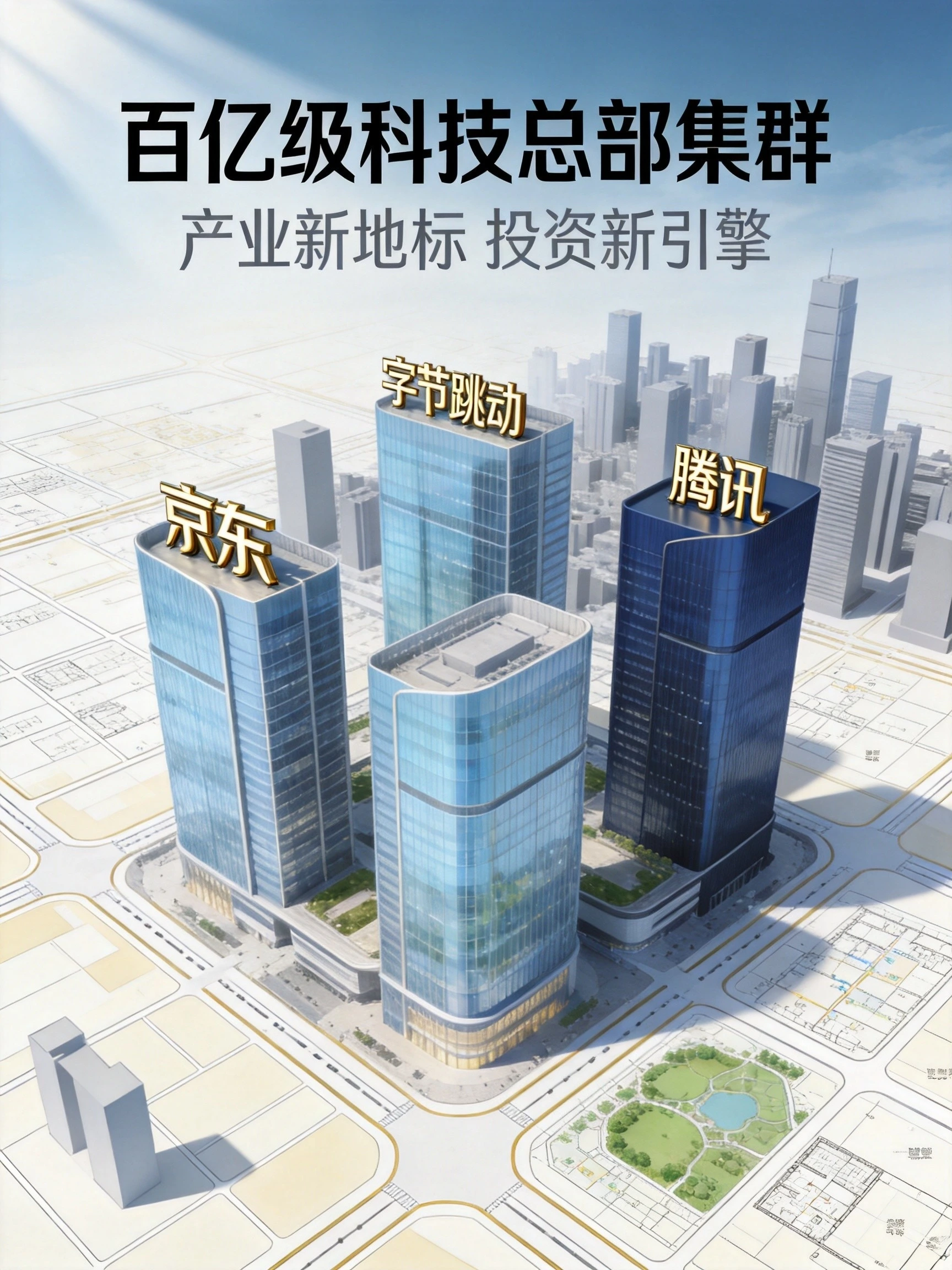 京东、字节、腾讯集体出手:互联网大厂豪掷百亿买地