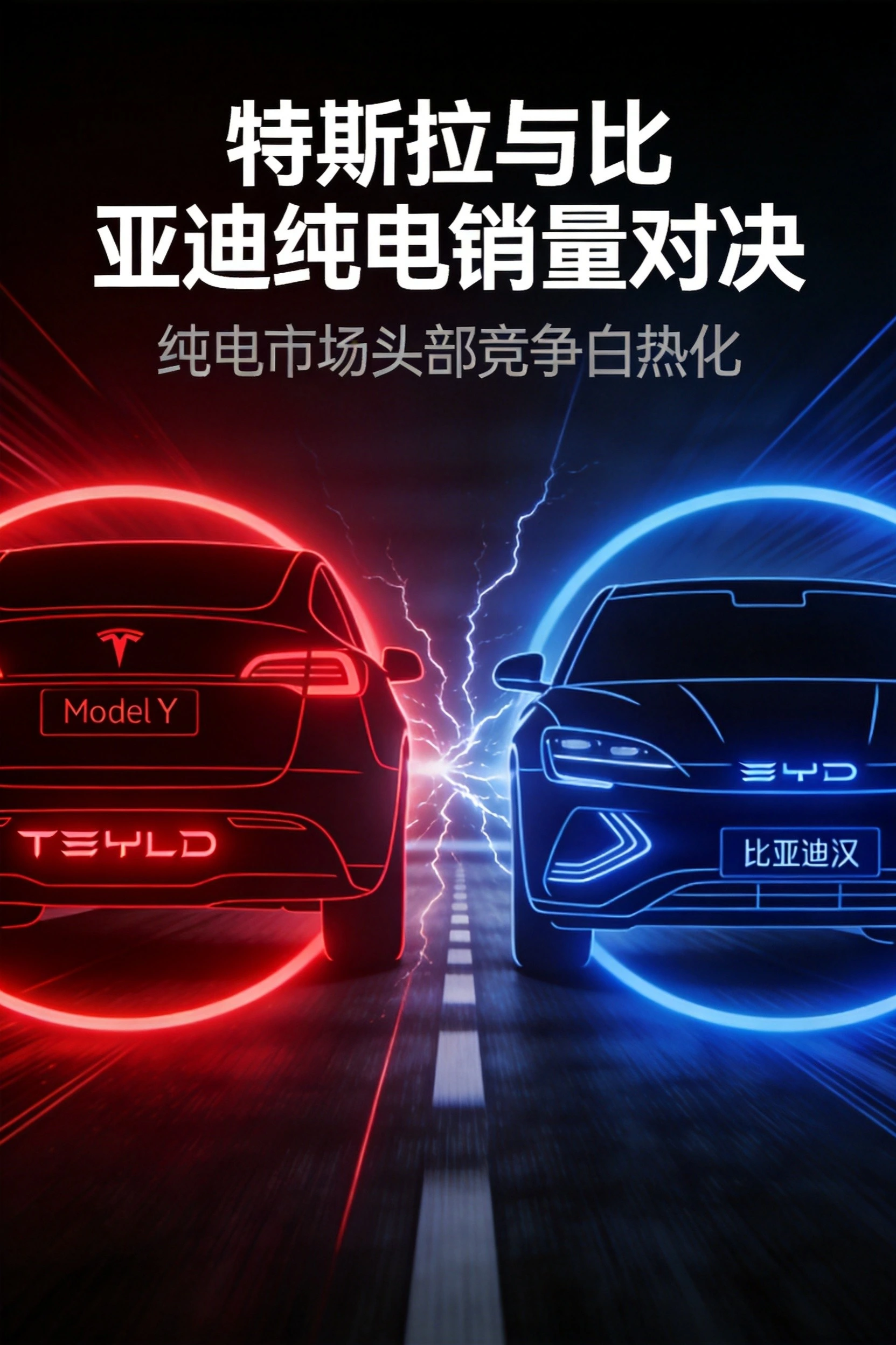 特斯拉纯电销冠回归:比亚迪真的输了吗?新能源大战背后的两条路线之争