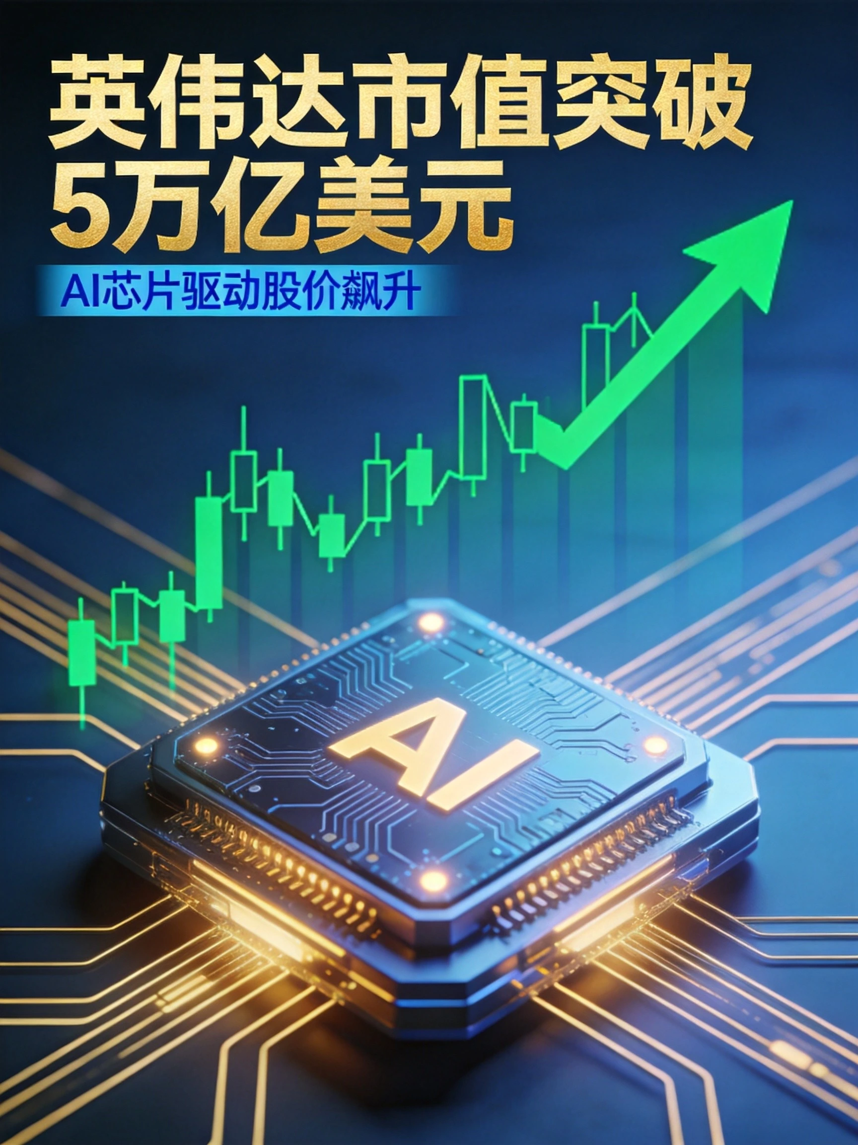英伟达市值再破5万亿:AI芯片王座稳固