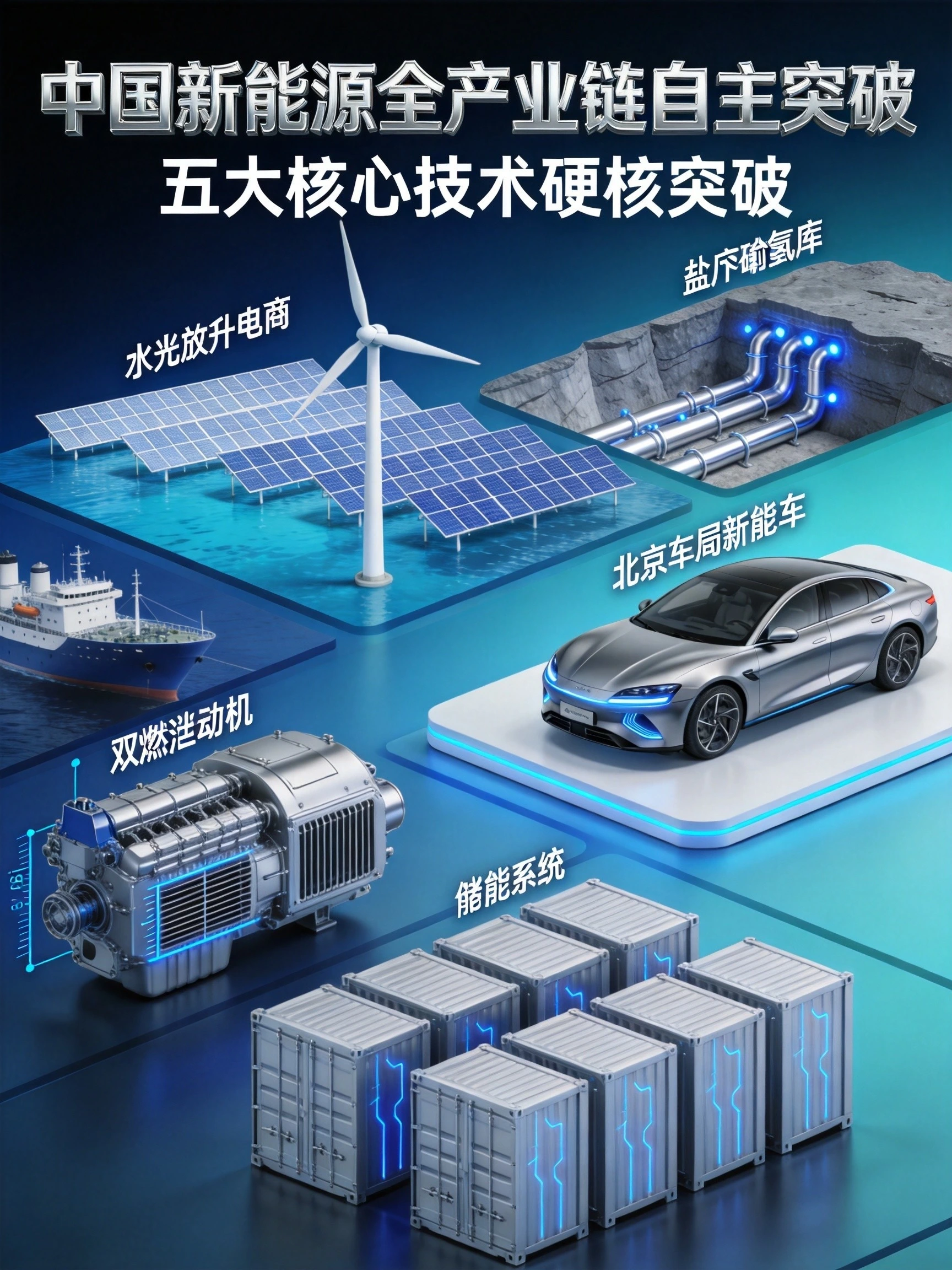 一周内5项”首个””最大”硬核成果:新能源全产业链自主突破