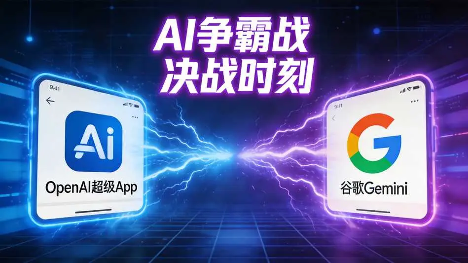 OpenAI超级App对决谷歌Gemini：AI争霸战进入决战时刻
