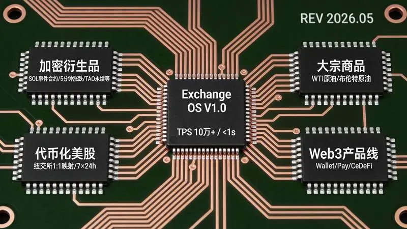 OKX产品PCB架构 Exchange OS核心