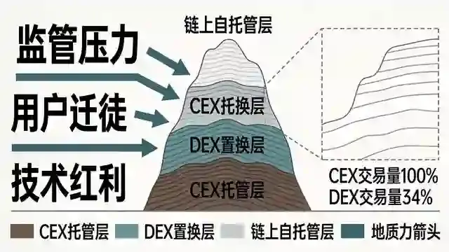 三股地质力侵蚀CEX→DEX的地层剖面